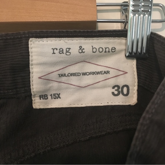 Men’s Rag & Bone Brown Corduroy Button up Pants 30 - Picture 14 of 16